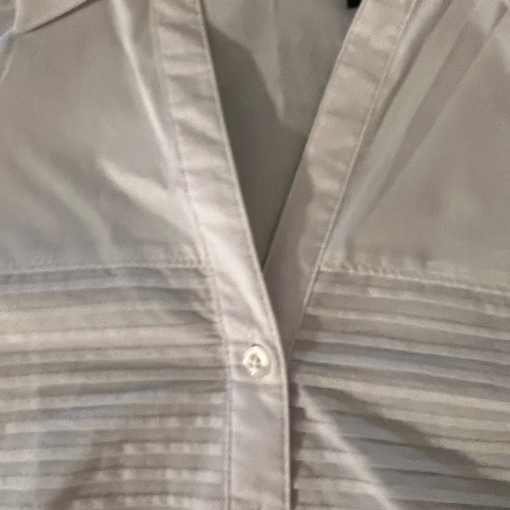 Zac & Rachel White Fitted Button Down Shirt - Picture 5 of 5